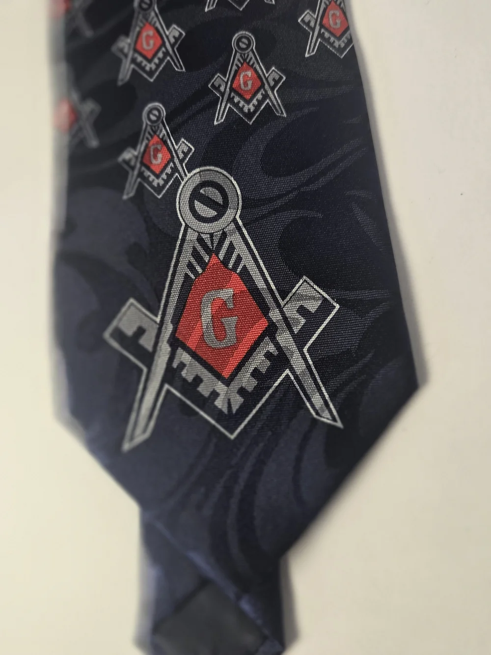 Steven Harris  Blue Men's Masonic Necktie Mason Neck Tie